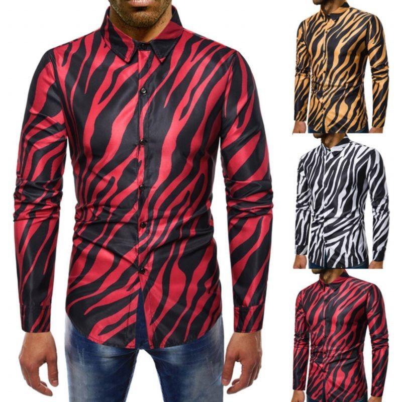 カジュアルシャツ 長袖シャツ 柄シャツ トップス ゼブラ メンズ 長袖 ゼブラ柄 派手め 派手 目立つ プリント 春 秋 メンズファッション Top プラスナオyahoo 店 通販 Yahoo ショッピング