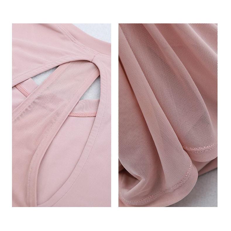 美品❣️ヨサ テラウェア オープンネック LL S-LL】上品華やか お袖レースチュニックトップス（チュニック