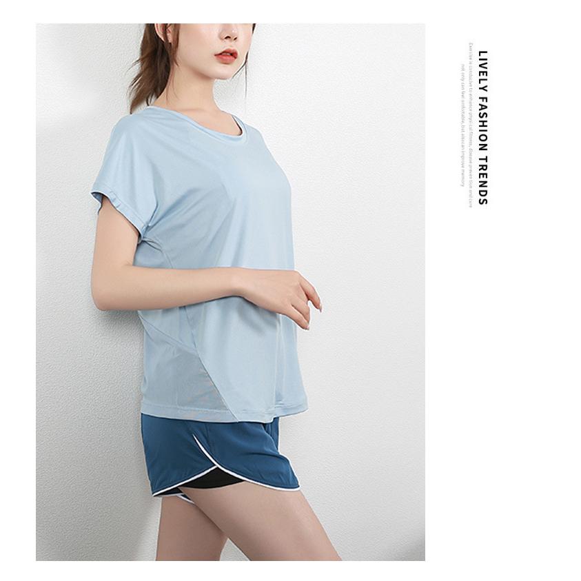 美品❣️ヨサ テラウェア オープンネック LL S-LL】上品華やか お袖レースチュニックトップス（チュニック