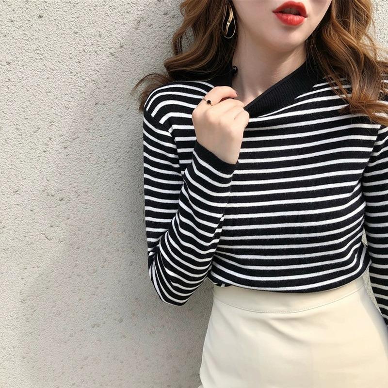 セーター ニット レディース 婦人服 トップス 長袖 ハイネック ロール