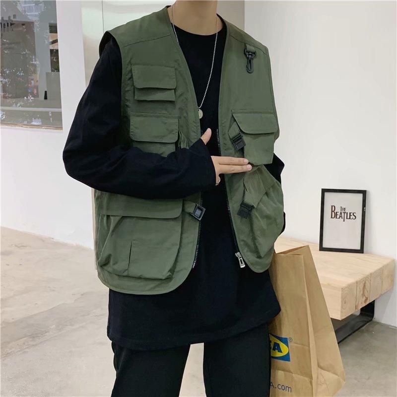 plusnao（プラスナオ） ベスト ノースリーブジャケット ワークウェア