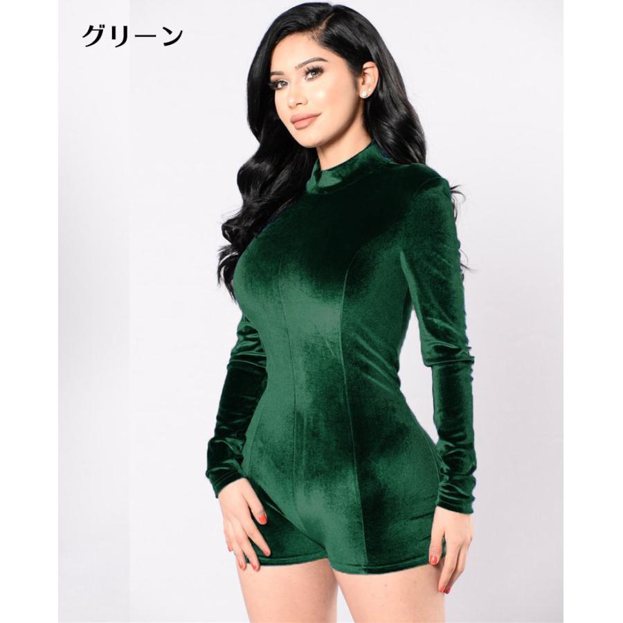 plusnao オールインワン ロンパース プレイスーツ レディース