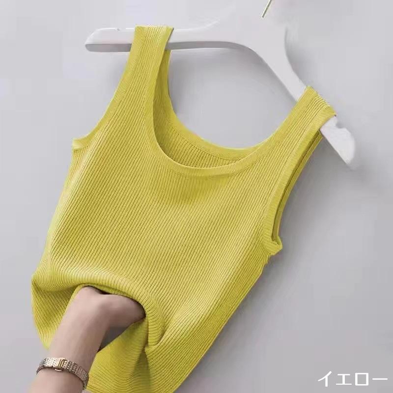 タンクトップ リブ レディース 女性 婦人服 大きいサイズ ゆったり 2XL