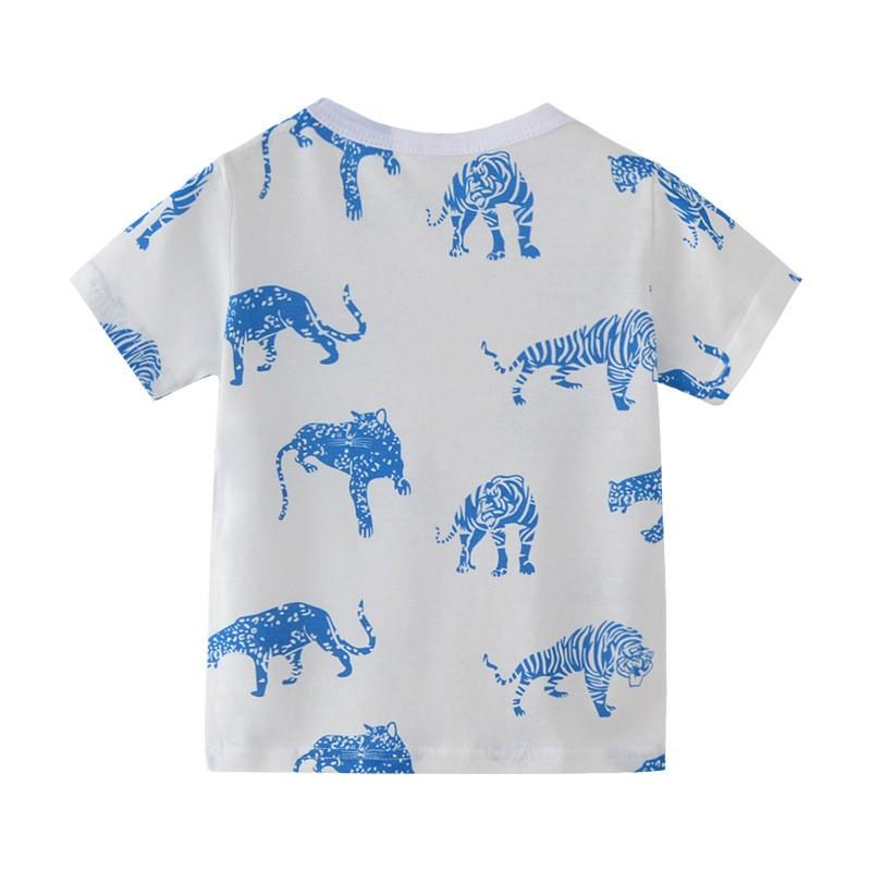 半袖tシャツ カットソー プリント 男の子 キッズ ベビー クルーネック 動物柄 普段着 保育園 幼稚園 プラスナオ Paypayモール店 通販 Paypayモール