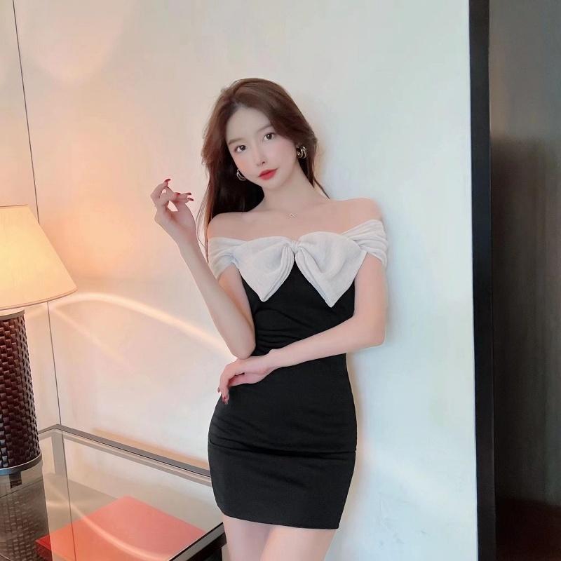 ワンピース タイト ショート丈 レディース 女性 ミニ丈 半袖 オフ  