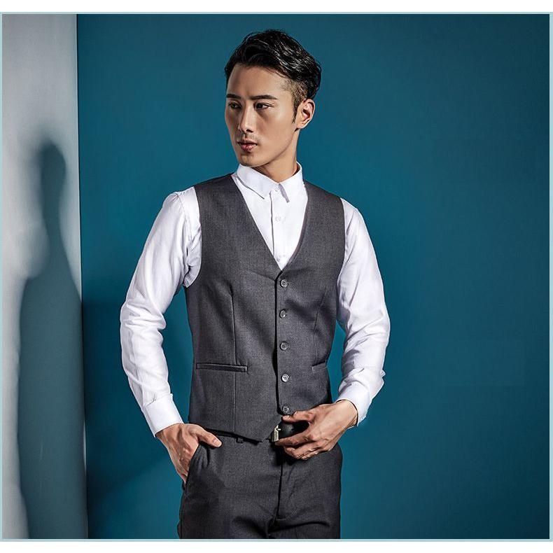 plusnao（プラスナオ） ベスト 前開き ジレ フロントボタン チョッキ