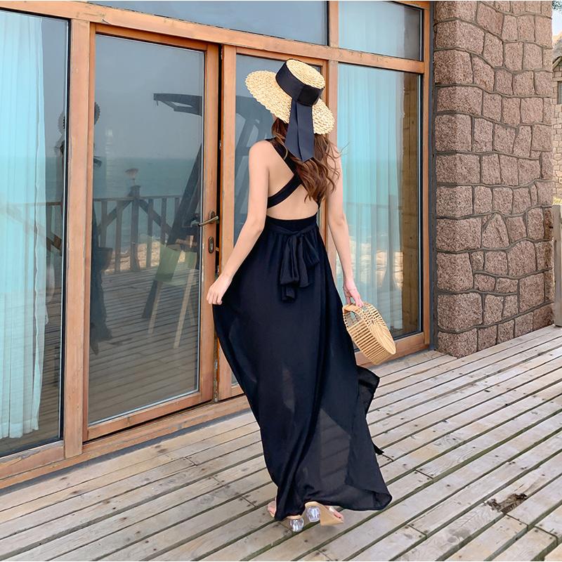 plusnao（プラスナオ） マキシワンピース ロング丈 リゾートドレス