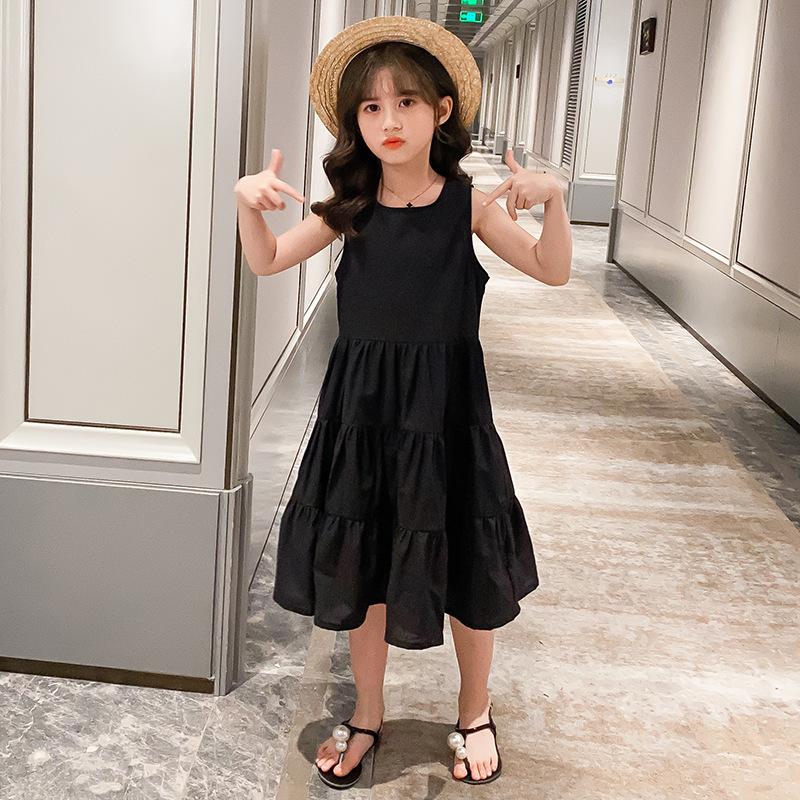 女児 ノースリーブワンピース 子供服 プラスナオ 夏 ロングワンピース 女の子 Aラインワンピース Plus Nao キッズ ティアードワンピース Exuconsulting Ch