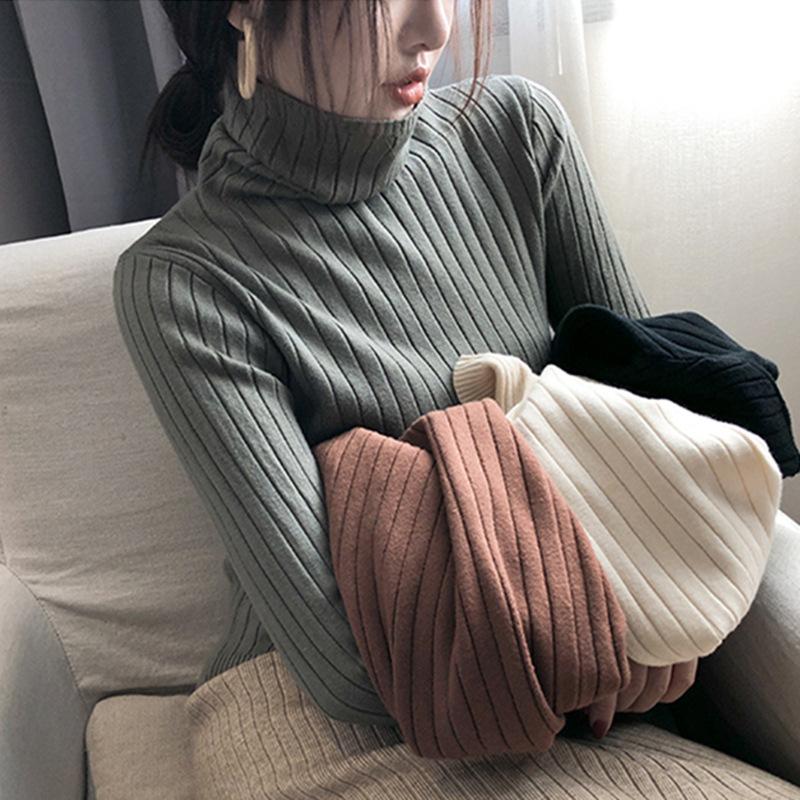 plusnao ニット リブニット タートルネック レディース 女性