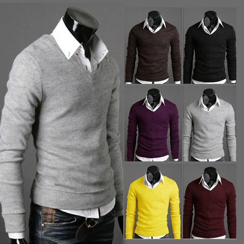 ニット セーター メンズ トップス Vネック 長袖 スリムフィット 着ぶくれしない ダークカラー 防寒 スーツイン オフィス 暖かい 秋冬 プラスナオ Paypayモール店 通販 Paypayモール