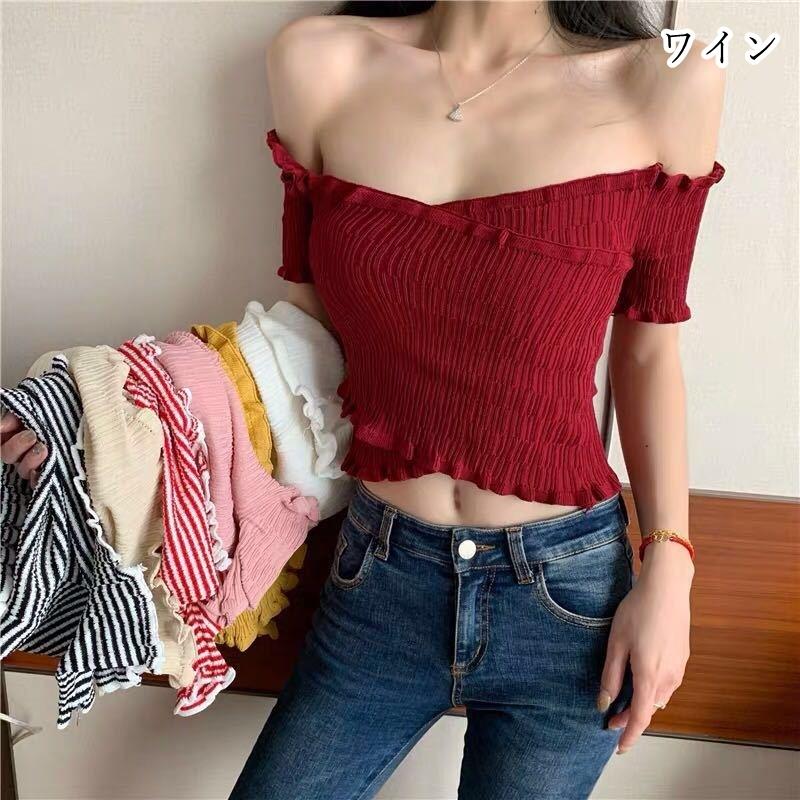 plusnao カットソー レディース 女性 トップス オフショルダー