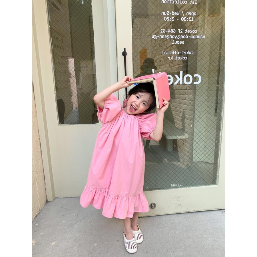 plusnao ワンピース キッズ ベビー 女の子 子供服 ロング マキシ