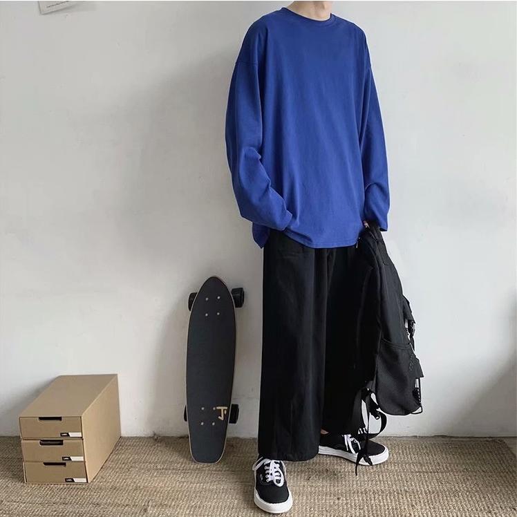長袖Tシャツ メンズ 輪郭 ラウンドネック トレーナー 2色 楽天市場】長袖Tシャツ メンズ ワッフル ストレッチ ロンT
