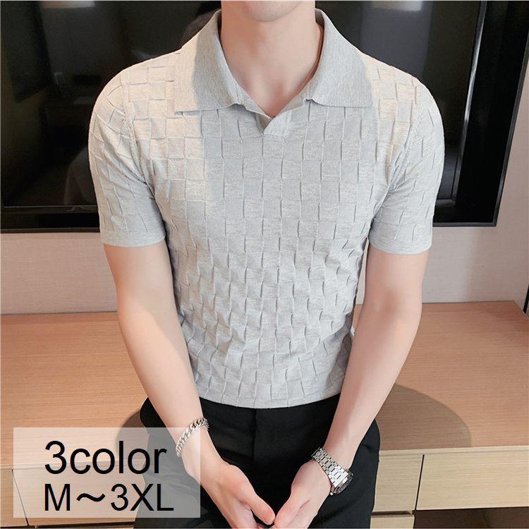 ポロシャツ メンズ 男性用 紳士用 トップス 大きいサイズあり 半袖 襟付き 格子柄 ブラック グレー グリーン カジュアル おしゃれ かっこいい 普 Top 670 プラスナオyahoo 店 通販 Yahoo ショッピング