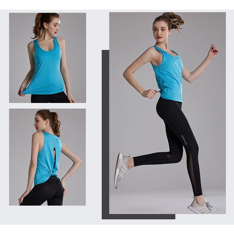 Nike yoga ヨガ　セットアップ　Mサイズ　新品未使用 plusnao ヨガウェア タンクトップ トップス 背中開き