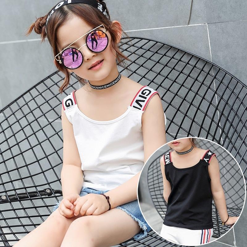 タンクトップ キッズ ノースリーブ 女の子 ロゴ カジュアル おしゃれ 切り替え トップス かわいい 子供服 90 100 110 1 プラスナオ Paypayモール店 通販 Paypayモール