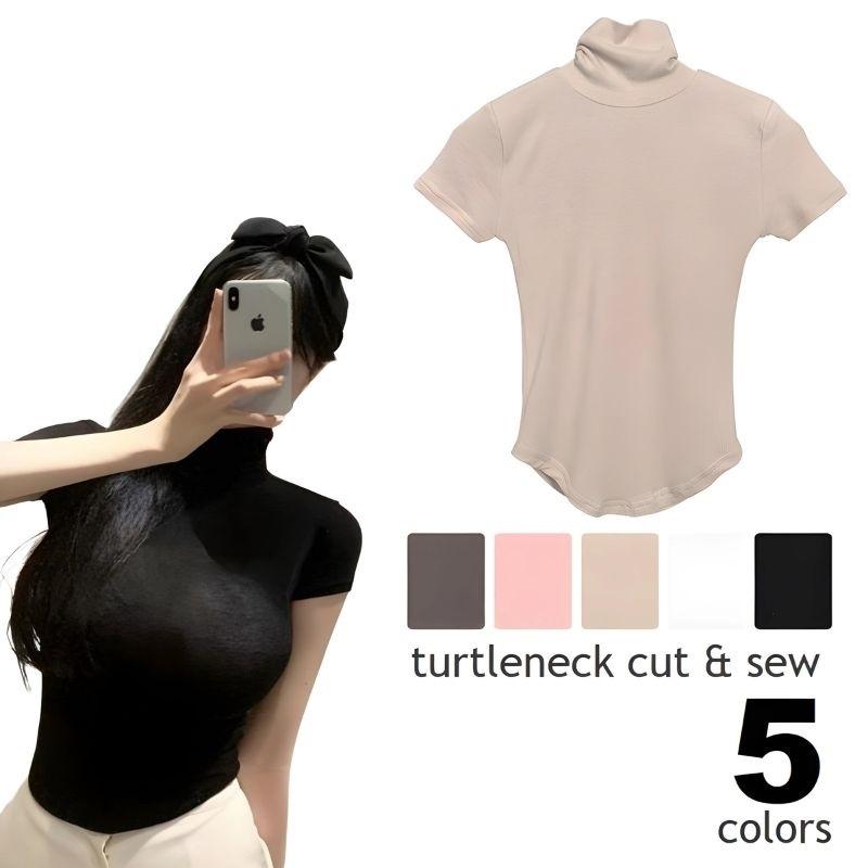Pear Glow: Pintuk Mandarin Collar Top 75941