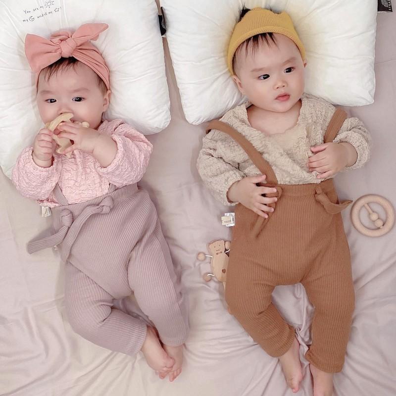 長袖カットソー ロングパンツ 子供服 ベビー 赤ちゃん 新生児 キッズ 女の子 男の子 ラウンドネック プルオーバー ワッシャー加工 シワ加工 トップ プラスナオ Paypayモール店 通販 Paypayモール