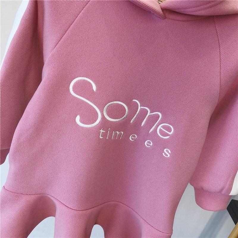 ワンピース パーカーワンピース キッズ 子供服 こども服 英字 英語 長袖 フードつき プルオーバー おしゃれ 可愛い かわいい カジュアル 女の子 Top プラスナオyahoo 店 通販 Yahoo ショッピング