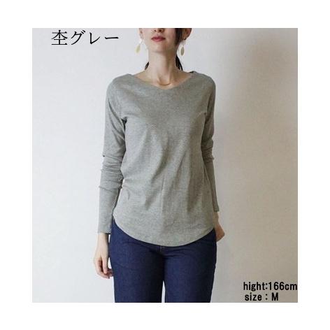 plusnao カットソー ロングTシャツ レディース 女性 大きい