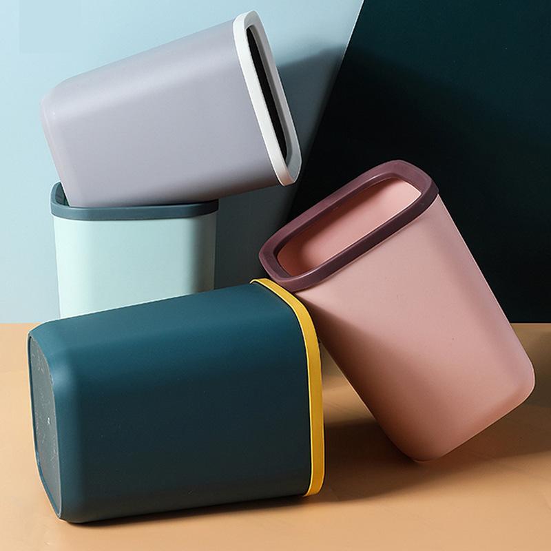plusnao ごみ箱 ゴミ箱 ダストボックス 袋止め 四角 スクエア