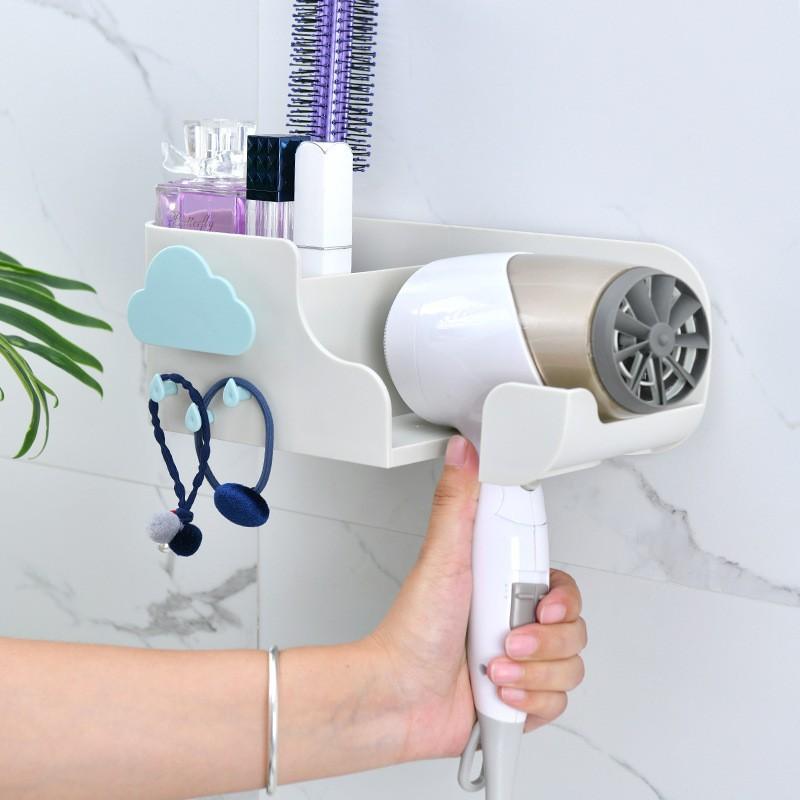 ドライヤーラック 生活雑貨 収納 棚 コード すっきり まとめる 壁面 接着 壁掛け 髪ゴム 洗面所 模様替え 片付け 整理整頓 綺麗 おしゃれ モダ プラスナオ Paypayモール店 通販 Paypayモール