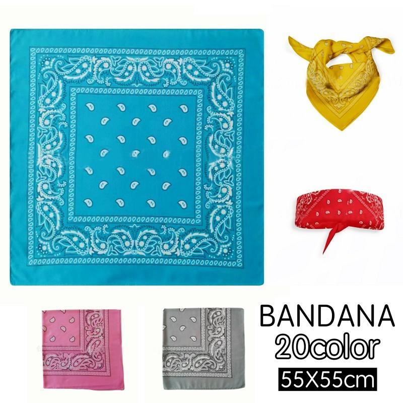 plusnao（プラスナオ） バンダナ ハンカチ ペイズリー柄 定番柄 定番