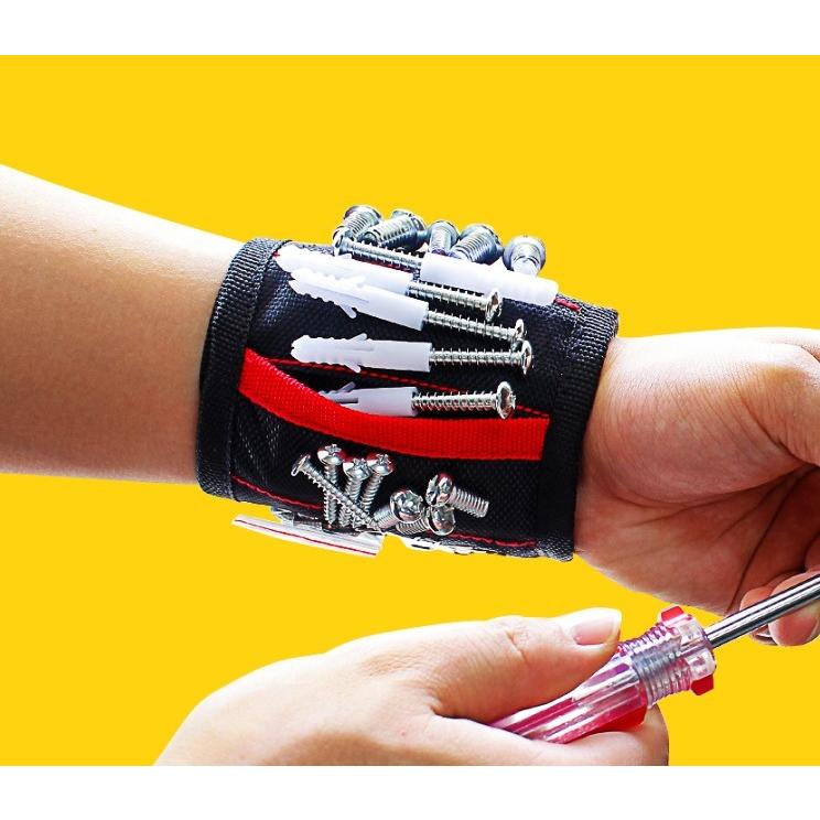 アームベルト アームカバー 工具ベルト マグネット くっつく ポケット