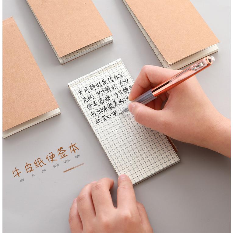 plusnao（プラスナオ） メモ帳 クラフト紙 ポータブルメモ ミニサイズ