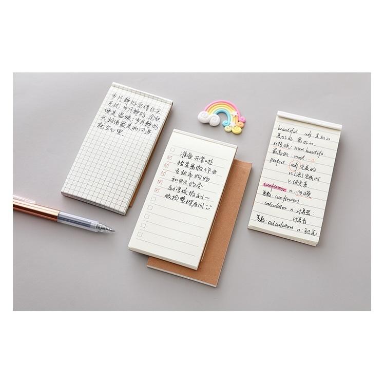 plusnao（プラスナオ） メモ帳 クラフト紙 ポータブルメモ ミニサイズ