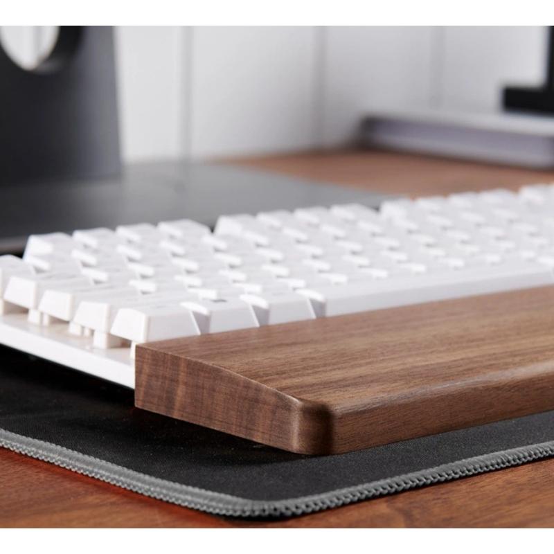 木製リストレスト パームレスト PC周辺グッズ パソコン キーボード用