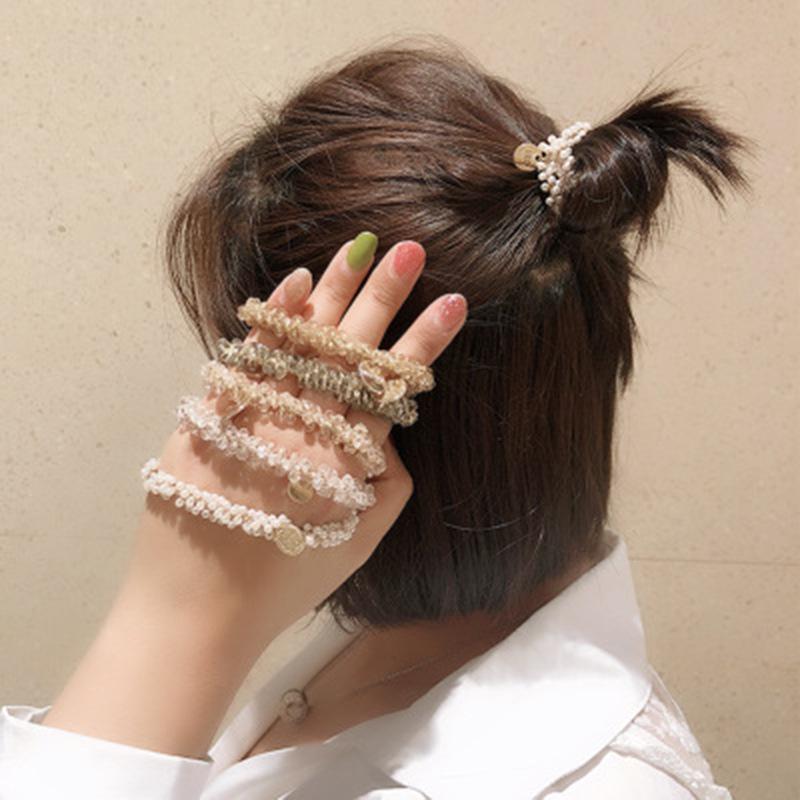 祝開店 大放出セール開催中 ビーズシュシュ ヘアゴム 髪留め レディース 女性用 フェイクパール ヘアアクセサリー 髪ゴム まとめ髪 髪飾り ヘアアレンジ おしゃれ かわいい Riosmauricio Com