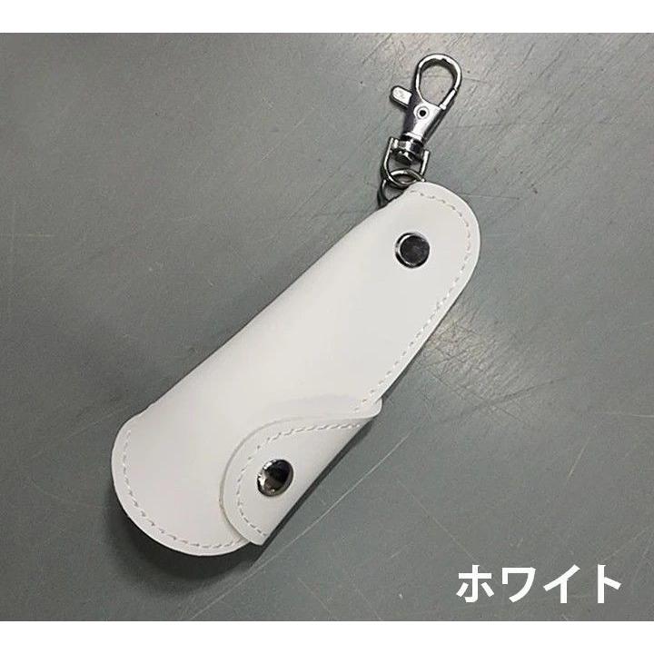 靴べら シューホーン 携帯用靴ベラ ナスカン フック付 レザー調ケース