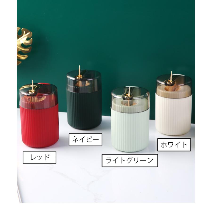爪楊枝入れ つまようじホルダー ワンプッシュ式 ピックケース 卓上