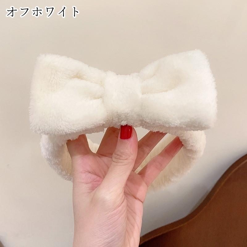 ヘアバンド レディース 女性 生活雑貨 洗面用具 リボン 大きめ 幅広