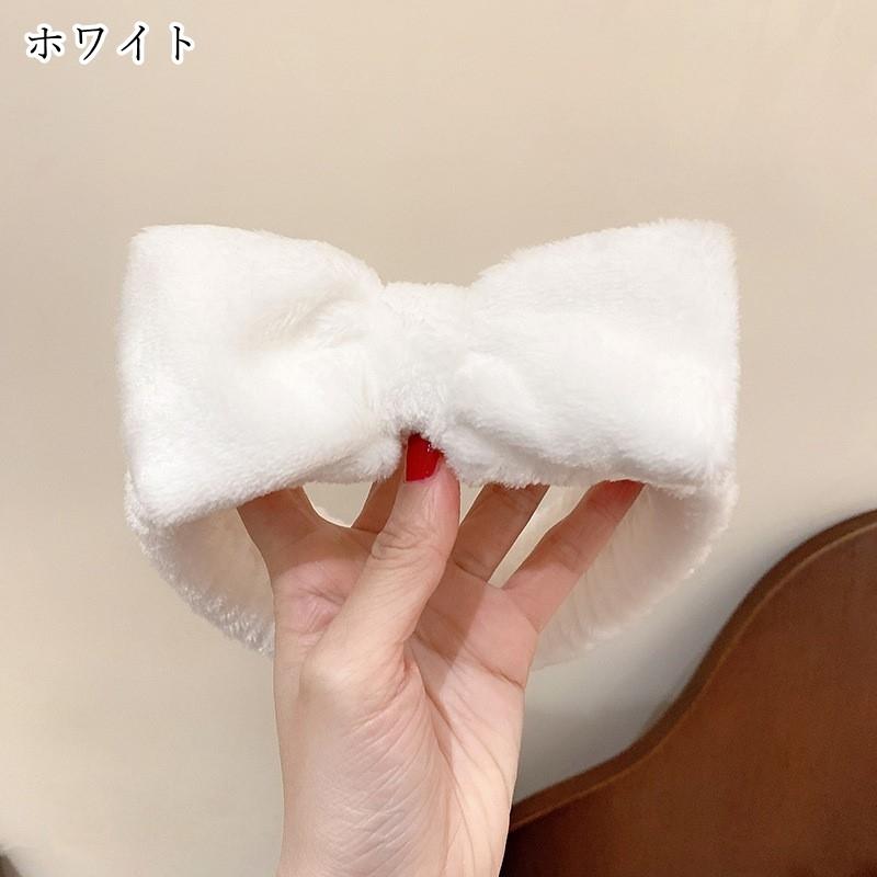 ヘアバンド レディース 女性 生活雑貨 洗面用具 リボン 大きめ 幅広