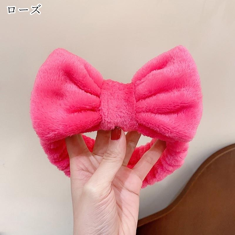 ヘアバンド レディース 女性 生活雑貨 洗面用具 リボン 大きめ 幅広