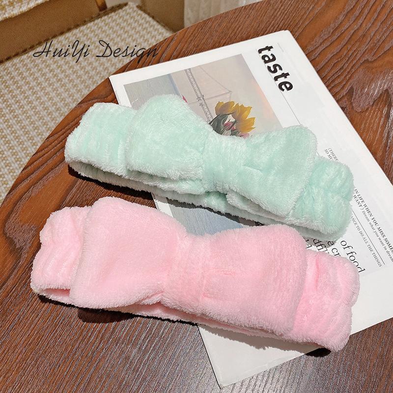 ヘアバンド レディース 女性 生活雑貨 洗面用具 リボン 大きめ 幅広