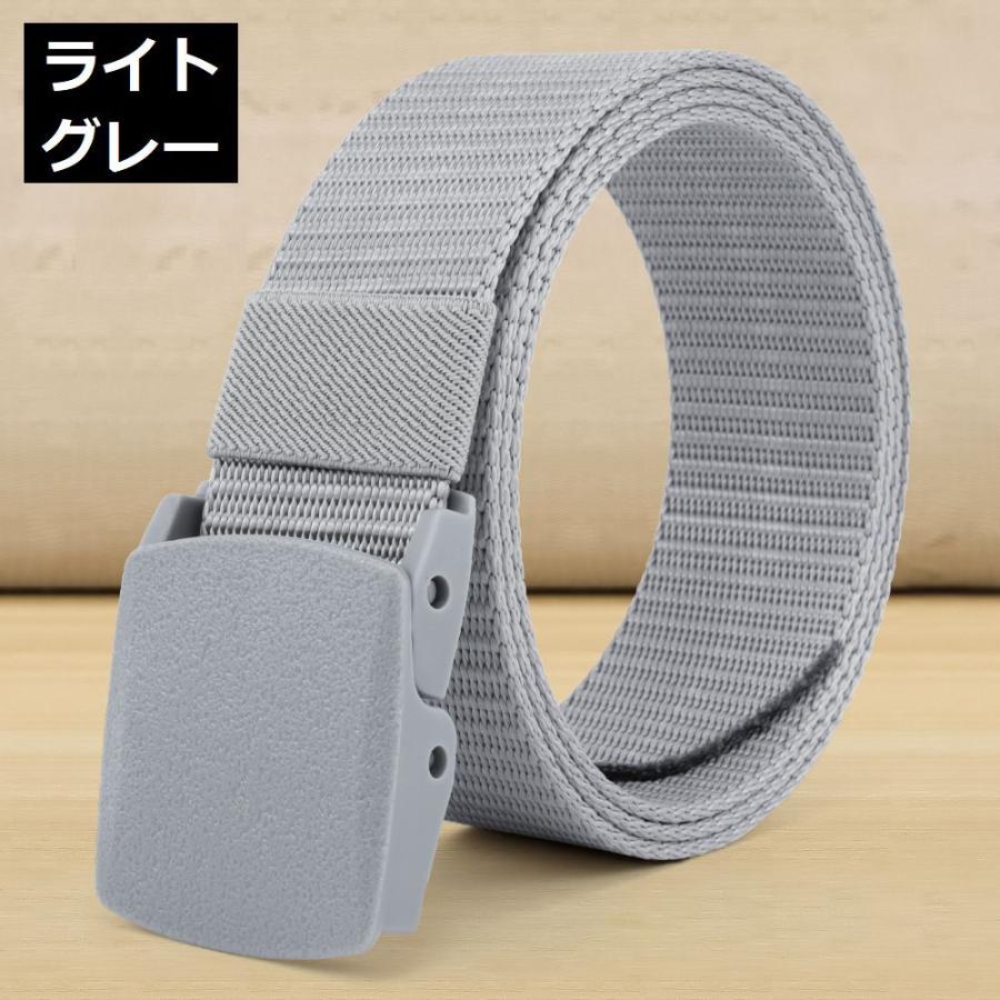 ベルト メンズ キャンバス ガチャベルト GIベルト バックル 穴なし