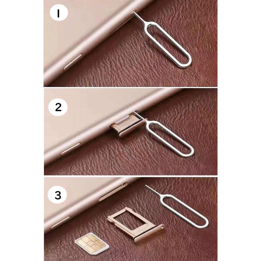 SIMピン 10本セット SIMカード 取り出し用 シムピン スマホ iPhone