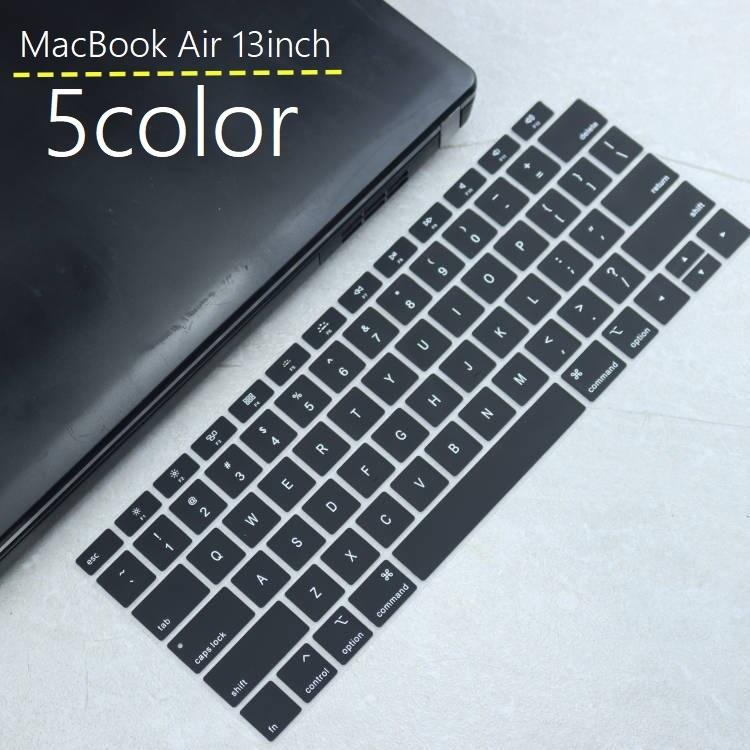 無刻印キーボードカバー MacBookAir 2020 13インチ ブラック MacBook Air キーボードカバー 防滴 macbook 13 2020 air 2022
