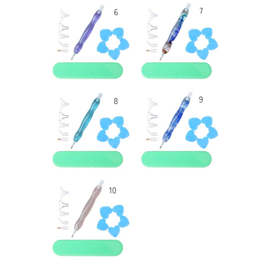 ダイヤモンドアートペンセット 12点セット 工作ペン ハンドメイド用品