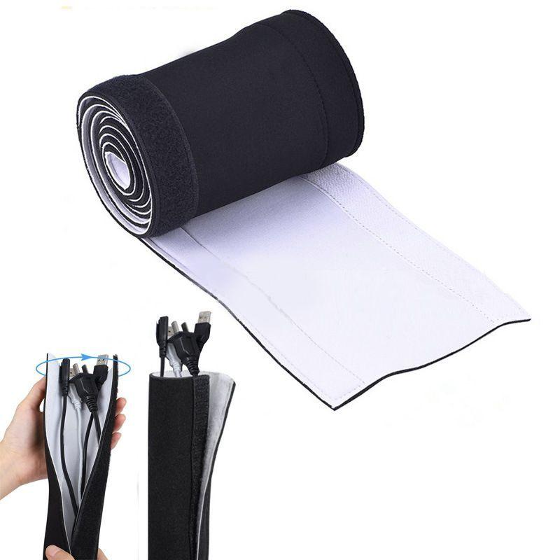 ケーブルホルダー ケーブルカバー ケーブルチューブ 配線隠し 配線カバー コードカバー 便利 すっきり コードホルダー 収納 整理 オフィス