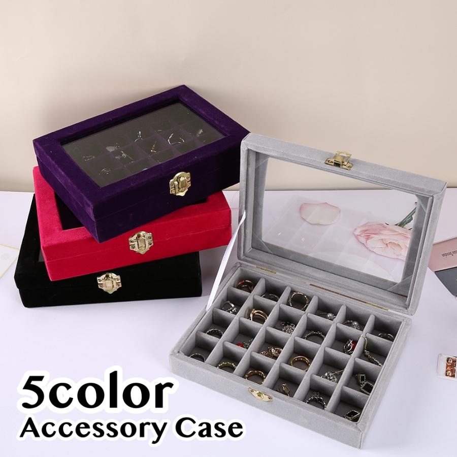 アクセサリーケース アクセサリー収納 ジュエリーボックス 無地 大容量 透明窓 かわいい おしゃれ 上品 ピアス 指輪 展示 保管 小物入れ 整理 ギ Zak プラスナオyahoo 店 通販 Yahoo ショッピング