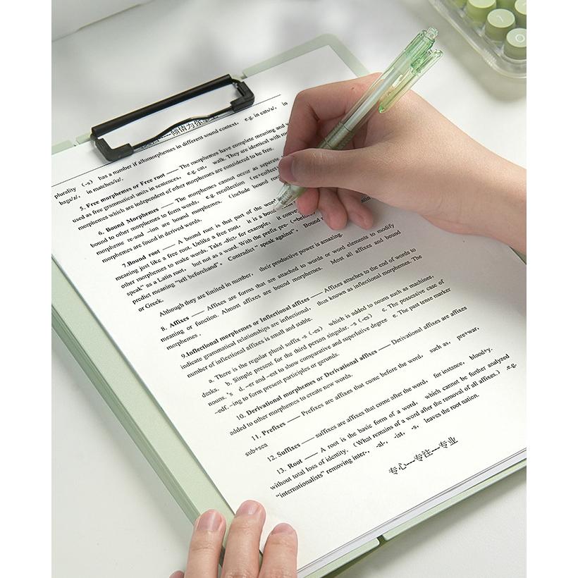 plusnao クリップボード A4サイズ 縦型 75枚 大容量 スタンド 縦