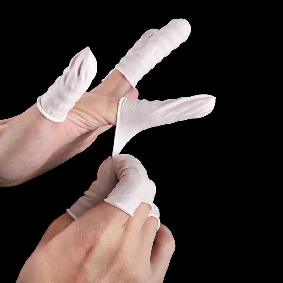 指サック 50個セット 使い捨て レジンアクセサリー クラフト