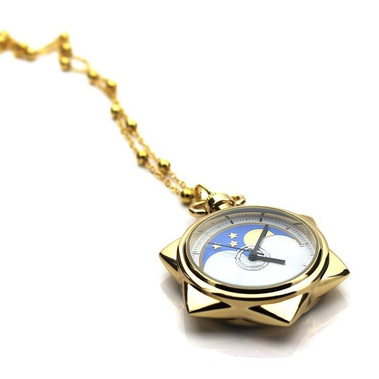 上質 懐中時計 ユニセックス レディース メンズ 女性 男性 男女兼用 アクセサリー ファッション雑貨 クオーツ時計 アズキチェーン 六芒星 スター ゴール Riosmauricio Com