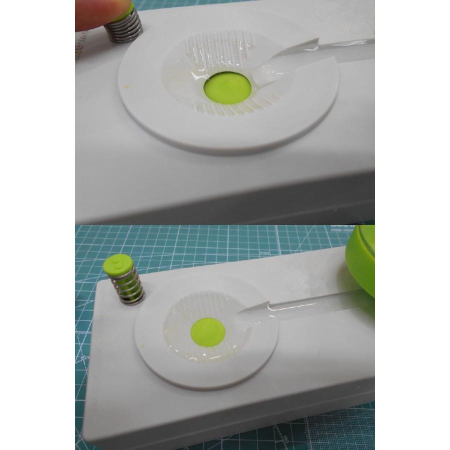 筆洗い 筆洗いバケツ 絵具 画材道具 絵の具 注水 排水 ワンプッシュ式