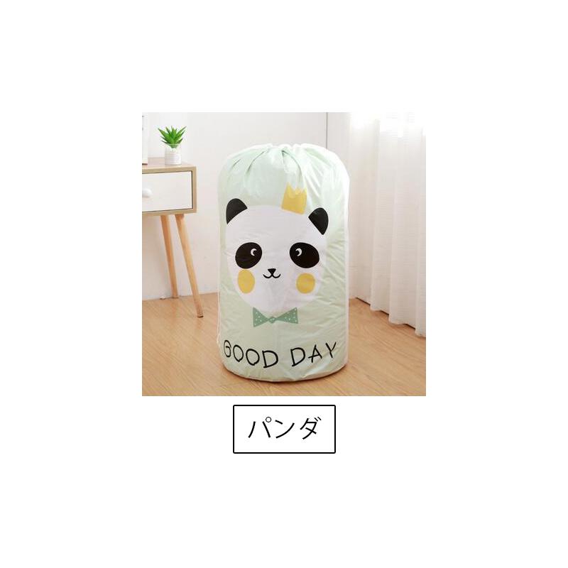 plusnao 布団収納袋 布団収納ケース 巾着型 円筒形 衣類 ふとん