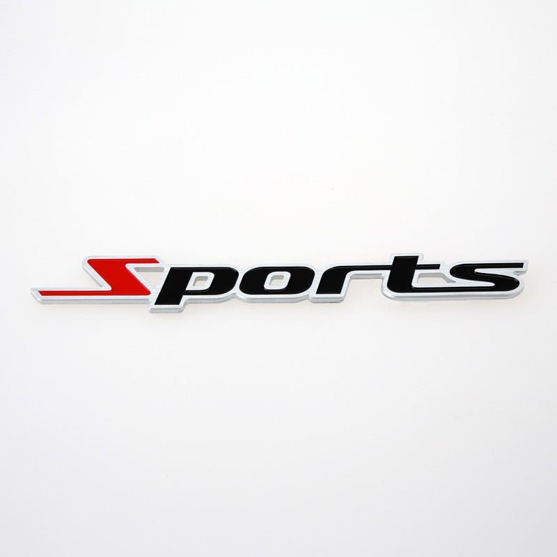 カーステッカー 車用ステッカー 3d 立体的 ボディステッカー エンブレム シール Sports シンプル 自動車 愛車 外装 装飾 デコレーション プラスナオ Paypayモール店 通販 Paypayモール